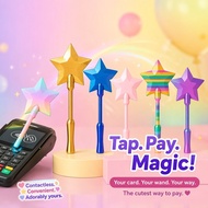 Magic Wand Card Holder Holder Đựng Card Touch N Go Cute Kids Tap Pay Stick Dompet