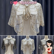 BJASHOP Flapper Shawl, Sequin Embroidery Beaded Evening Wrap, Fashion 1920s Little Cloak Women