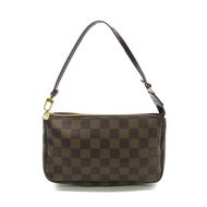 LOUIS VUITTON Pochette Accessoires 包 N51985 Damier 帆布棕色二手女式LV