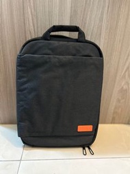 ELECOM 帆布薄型手提收納袋/筆電平板收納袋/13.3吋-黑