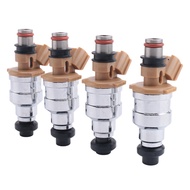 -4pcs Fuel Injector Nozzle for Miata 195500-2180 for Favor Sephia Mercury 8L L4 1955002180