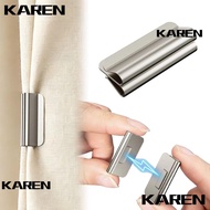 KAREN1 1 Pairs Curtain Closure Clip, Detachable Metal Curtain Fixing Buckle,  Magnetic Attraction Cu