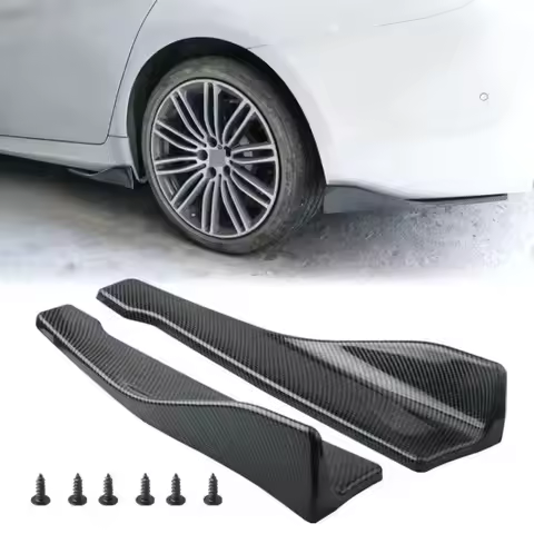 Car Front and Rear Bumper Strip Lip Spoiler Diverter Scratch Protector for E-Class W210 W211 W212 W2