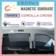 Toyota Corolla Cross 4 pcs Magnetic Sunshade Window Shade Interior Magnet Custom Made