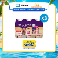 [Bundle of 3] PediaSure® Gold with PeptiGroᵀᴹ Ready-to-Drink (RTD) - Premium Chocolate, 6 x 220ml