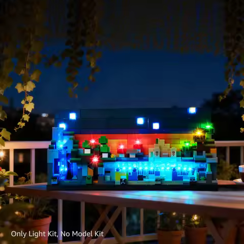 Kyglaring LED Light Kit Suitable for Lego Mini Biomes 21589 Building Blocks Not Include Lego Buildin