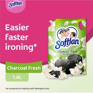 Softlan Anti Wrinkles Charcoal Fresh Fabric Softener Refill 1.4L