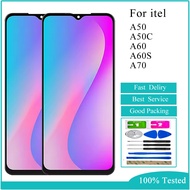 For itel A50 A50C A70 A60s A60 LCD Display Touch Screen Replacement
