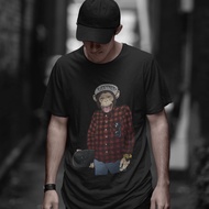 Premium Men's Distro T-Shirt - Monkey Hipster Style