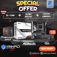 AMD COMBO Computer Set (R5 7500F + B650M-HDV/M.2 + T-CREATE EXPERT 6000MHz 32GB 16GBx2)