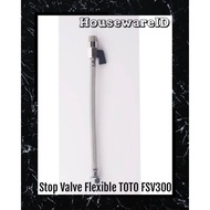 STOP KERAN SELANG FLEKSIBEL SET TOTO FSV300 STOP VALVE WITH FLEXIBLE - MATERIALBYME.SHOP88