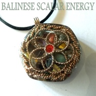 BIO G BUSTER 7 CAKRA ORGONITE SCALAR ENERGY HEXAGON WITH FLOWER OF LIFE