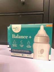 全新 evenflo feeding balance+ 奶樽 3個裝 