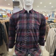 CARDINAL FORMAL kemeja pria lengan panjang maroon FAKAI02795J