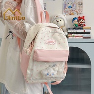 Backpack Wanita School Bag for Girls ITA Bag New Transparent Handbag Slingbag
