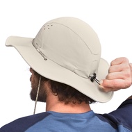 หมวกกันรังสียูวีเพื่อการเทรคกิ้งบนภูเขาสำหรับผู้ชาย สีเบจ  MEN'S MOUNTAIN TREKKING ANTI-UV HAT BEIGE