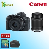 Canon EOS R50 Body / 18-45mm / 18-45 + 55-210mm Mirrorless Camera (Canon Malaysia Warranty)