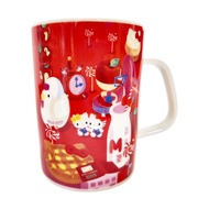 kanesho 金正陶器 陶瓷馬克杯 凱蒂貓 Hello Kitty 50週年 紅色 1個