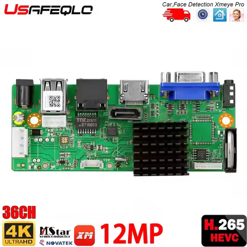 CCTV 9CH 10CH 4K NVR H.265++ Network Video Recorder 9 Channel 5MP 8MP NVR HD Output Support Cloud Ap