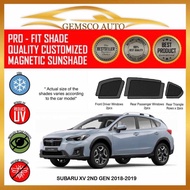 Subaru XV 2nd Gen 2018-2021 (6 / 7pcs) Car Magnetic Sunshade / Rear Windscreen Sunshade / Boot Tray