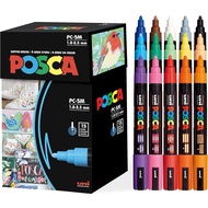 Uni posca Paint Marker Pen POSCA Medium Point Set of 15(PC-5M15C)/Set of 7 Natural Color(PC-5M7C) 1.