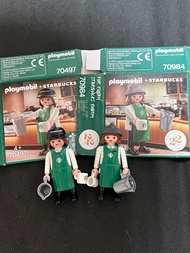 韓國限定figure STARBUCKS x PlayMobil   70497 70984