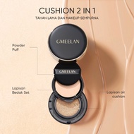 GMEELAN 2 IN 1 Perfcet Cover Cushion Foundation Black Truffle Zinc PCA Antioxidant 7g+10g Evens Out 