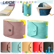 LAYORSG Wrap Wallet, Fast Cash Access Leather Cash Bag, Money Wallet Organizer Money Holder Wallet S