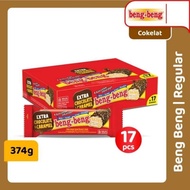 Beng-Beng Reguler  Wafer-Caramel-Crispy-Chocolate 25g(1Box isi 17bks X 25g).