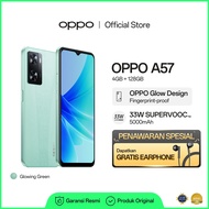 [GRATIS EARPHONE] OPPO A57 4GB/128GB [5000mAh 33W SuperVOOC RAM Expansion Ultra-Linear Stereo Speaker OPPO Glow]