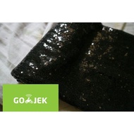 BLACK sequin fabric sequin background/ thousand sequin fabric/ celebrity-style photo video backgroun