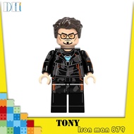 Superhero Series Marvel Avengers Iron Man tony Thanos Hulk Compatible Lego Building Block Mini Children's Toy Gift