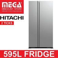 HITACHI R-S700PMS0 595L SIDE-BY-SIDE FRIDGE (2 TICKS)