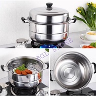 Stainless Steel Steamer Pot / Periuk Kukus ( 24cm / 26cm )