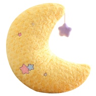 Star & Moon Plush Pillow, Sofa Cushion, Cute Girlish Toy, Bay Area Decor & Birthday Gift for Girls