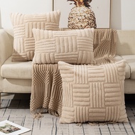 New Plush Cushion Cover 30X50 45X45 50X50cm Throw Pillow Covers for Sofa Cushion Cover Pillowcase Kn