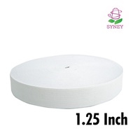 1.25 Inch Soft Rubber 2x2, Elastic Waistband Soft Elastic Band for Pants