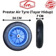 Prestar  Air Tyre Tayar Hidup 34 CM X 7 CM / 13" X 3"  Tube /  Wheelbarrow PU Tyre Tubeless Tayar Ma
