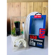 Newtech NT-01 3.4A 8900 Usb Saver 2-Usb Car Saver + Portable Cable
