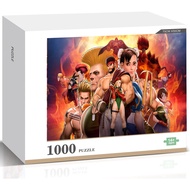 Street Fighter 6 Shinkiro Tamio Akira 1000 Pcs Wooden Jigsaw Puzzle Colorful for Kids Anime Intellec