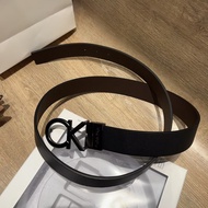 CK Jenny Ready Stock New Style Double-Sided Leather with Body Men's Automatic Buckle Belt Fashion Pa
