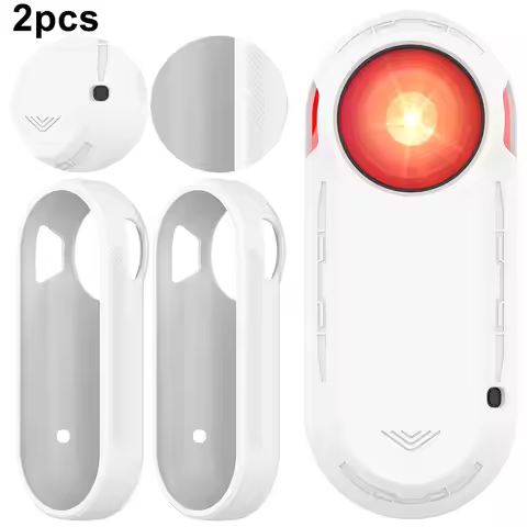Silicone Light Protect Sleeve Bike Light Cover for Varia RTL515 (White)