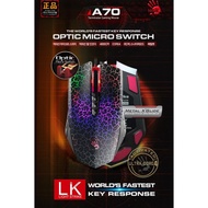 JK7 BLOODY A70 LIGHT STRIKE GAMING MOUSE - Activated Ultra Core 3 &amp; 4