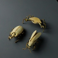 Bamboo Model Decoration Animal Beetle Toy Beetle Simulation Educational Toy Assembly Toy 2026.8.11