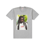 Supreme Buju Banton Tee Heather Grey