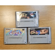 Street Fighter II Game Cartridge 2 Complete Set Of 3 Parts Super Famicom SNES Second Hand Engine