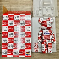 Medicom Toy 2019 atmos × Coca-Cola 可口可樂 Checkerboard 400% + 100% bearbrick BE@RBRICK