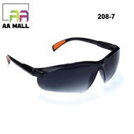AA MALL New Safety Eye Protection PPE Glasses Goggle Spec (208-7) Dark Grey