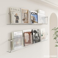 Get 6% coupon+gift】Bookshelf Wall-Mounted Acrylic Picture Book Shelf Wall Shelf Book Shelf Wall Deco