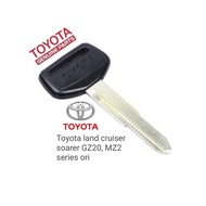 OEM TOYOTA Raw Blank Key Handheld Black SOARER MZ2 GZ20 LAND CRUISER OEMTOYOTA
